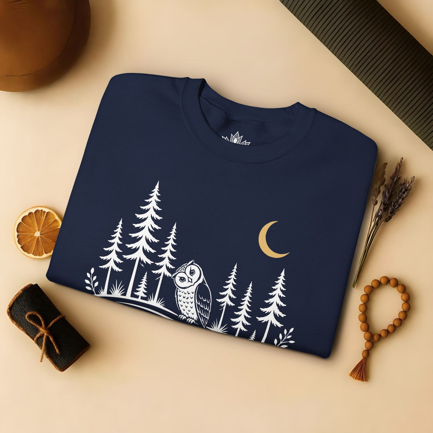 Namaste Forest Owl Sweatshirt