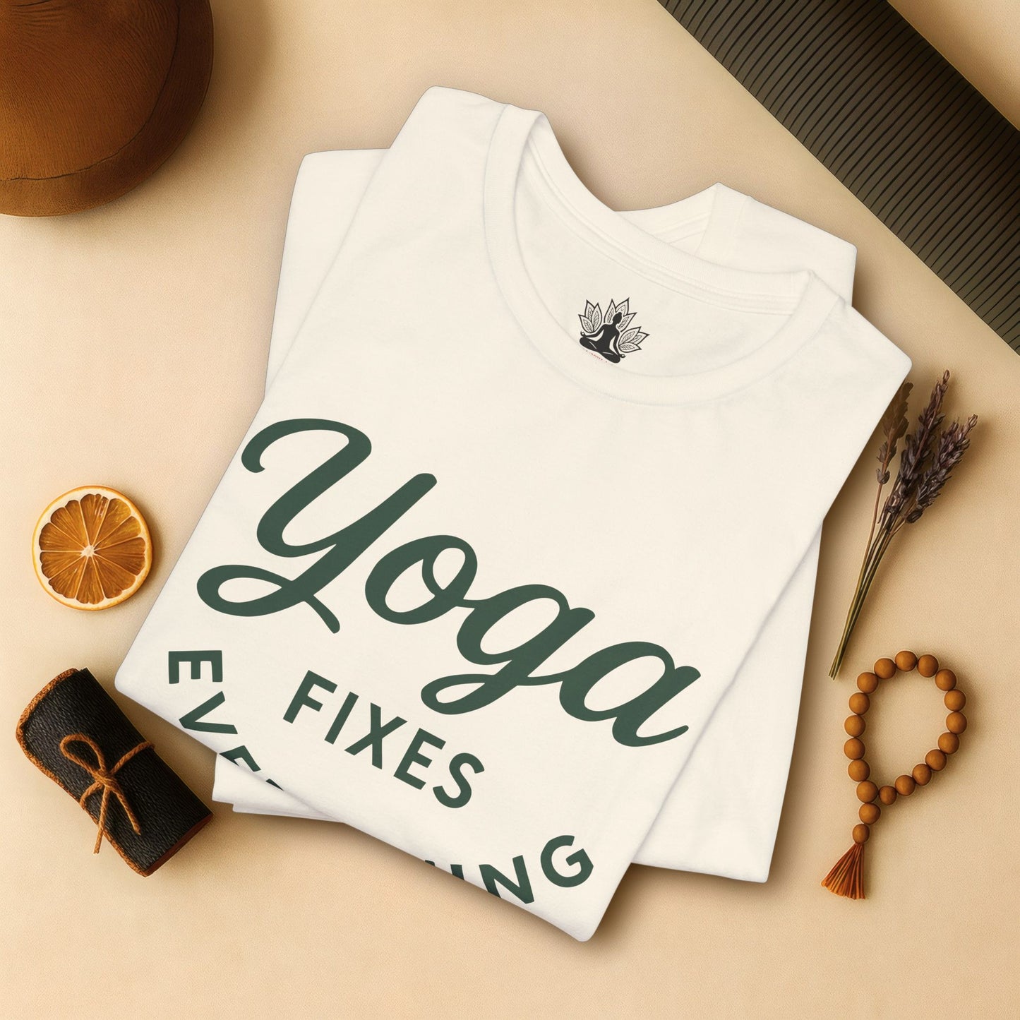 Yoga Fixes Everything – Minimalist Yoga Graphic Tee