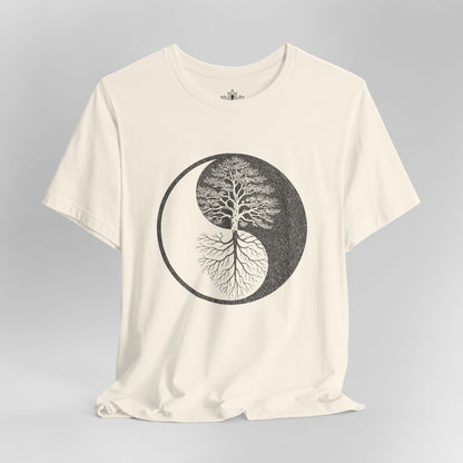 Yin Yang Tree of Balance - Spiritual Nature Tee