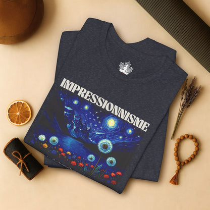 Lake Louise Moon & Mountains – Van Gogh Inspired Tee