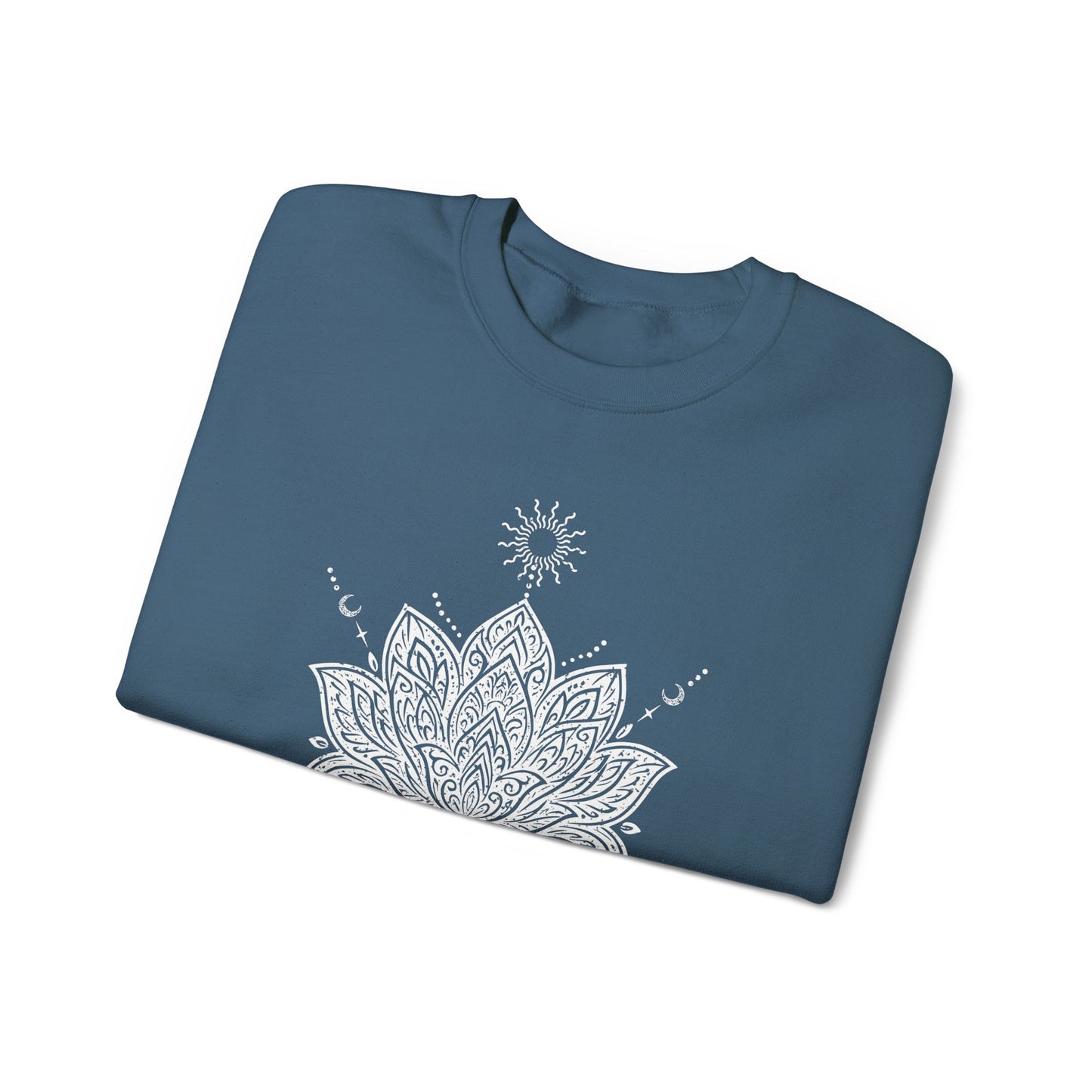 Sacred Lotus Mandala – Mindful Yoga Sweatshirt