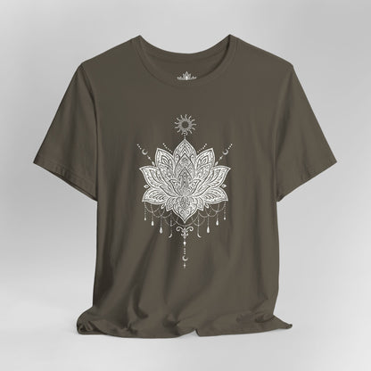 Celestial Lotus – Mystic Yoga Tee