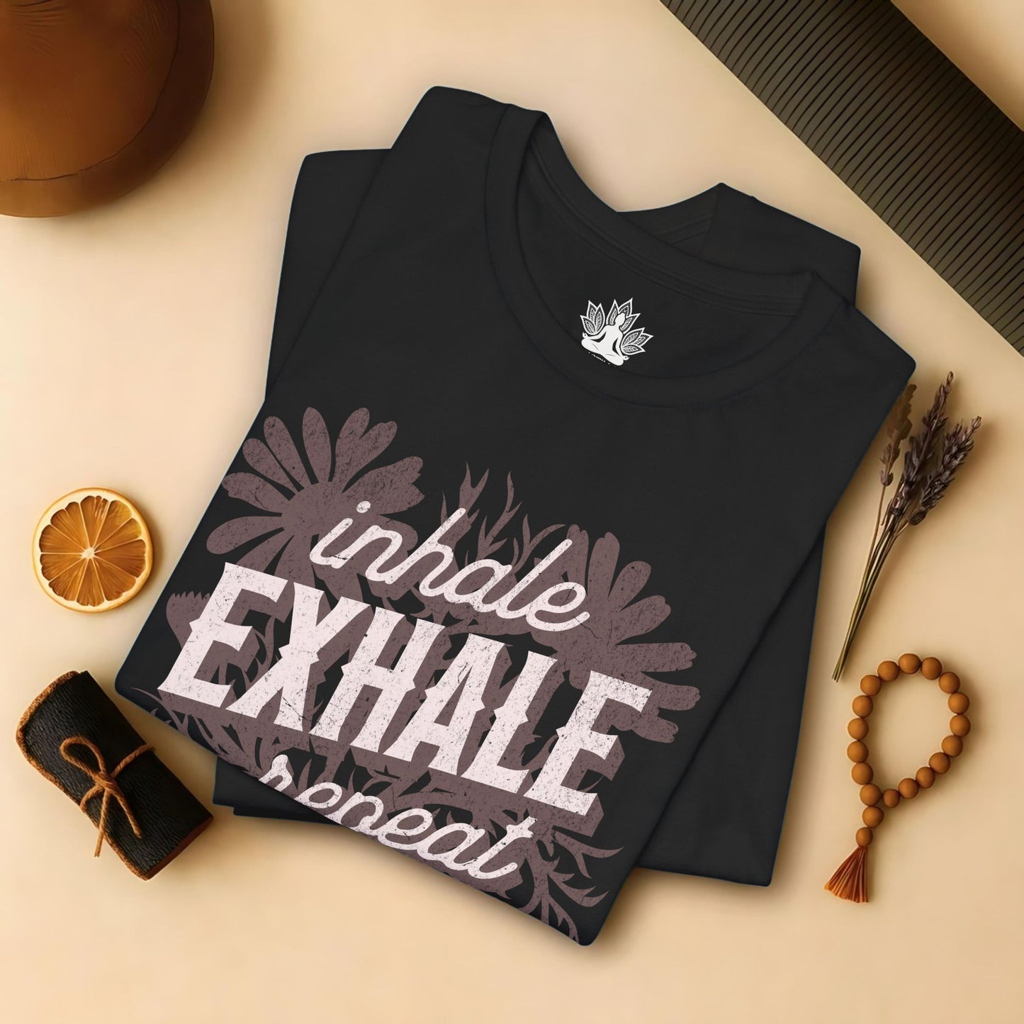 Inhale Exhale Repeat Floral Tee