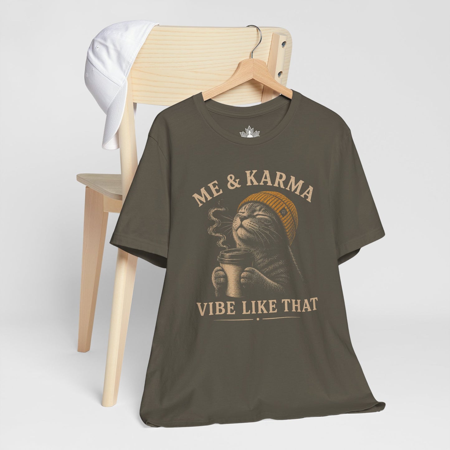 Me & Karma Vibe Like That Cat Men Tee