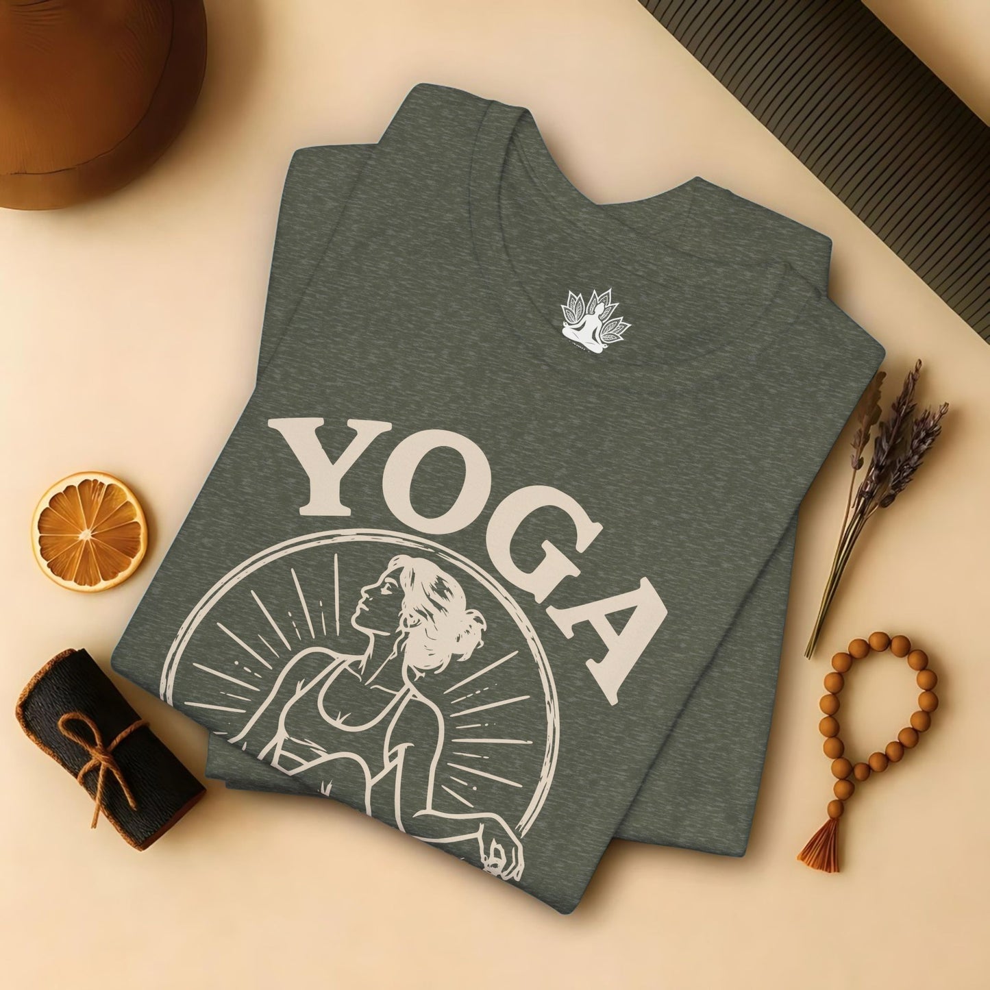 Yoga Because Murder Is Wrong Retro Tee
