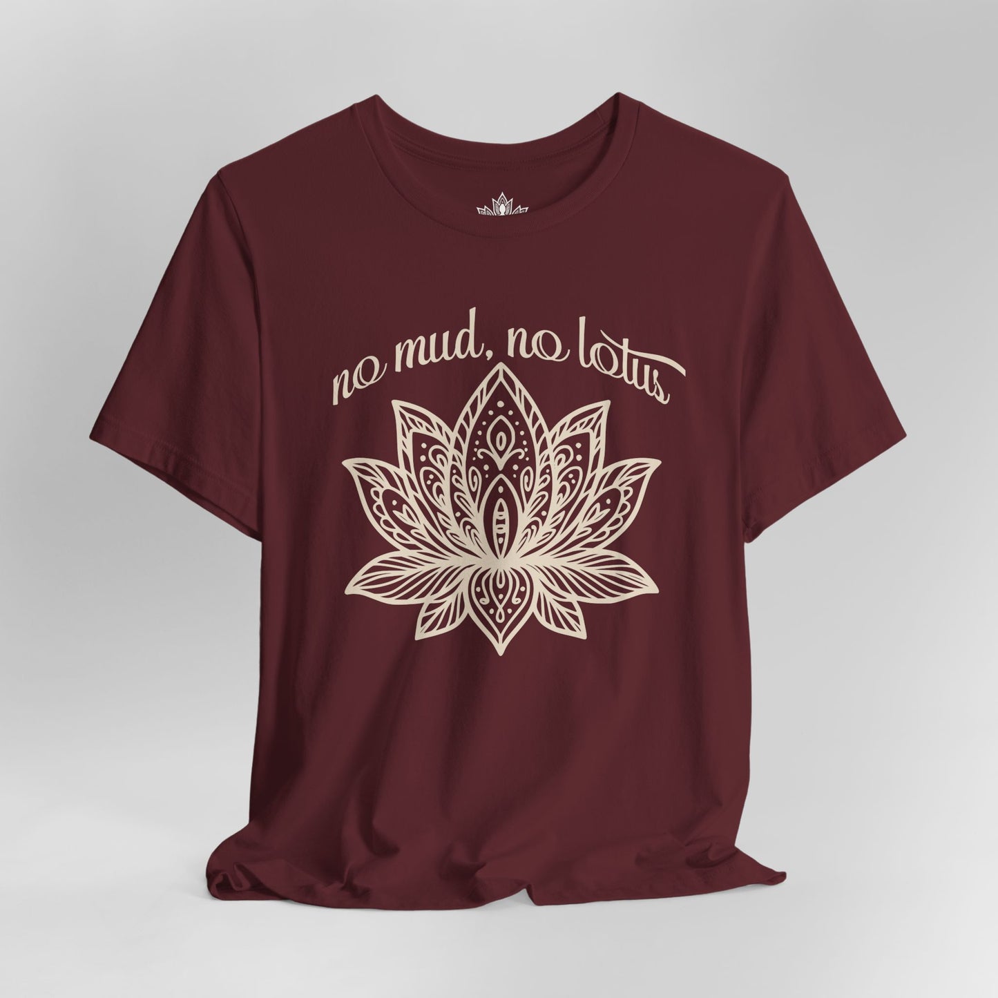 No Mud No Lotus - Mandala Art Yoga Tee