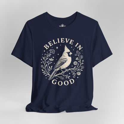 Believe In Good Cardinal Bird Tee