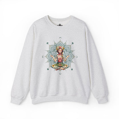 Boho Floral Mandala Sweatshirt