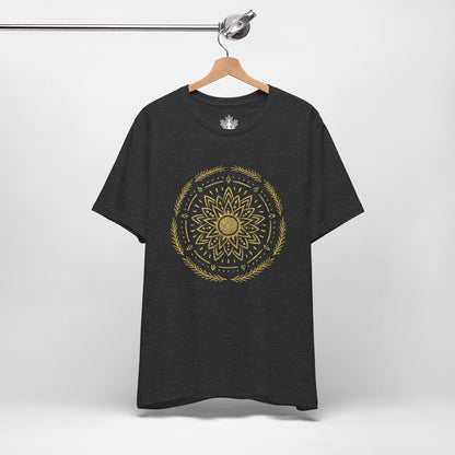 Golden Mandala – Sacred Balance Men Tee
