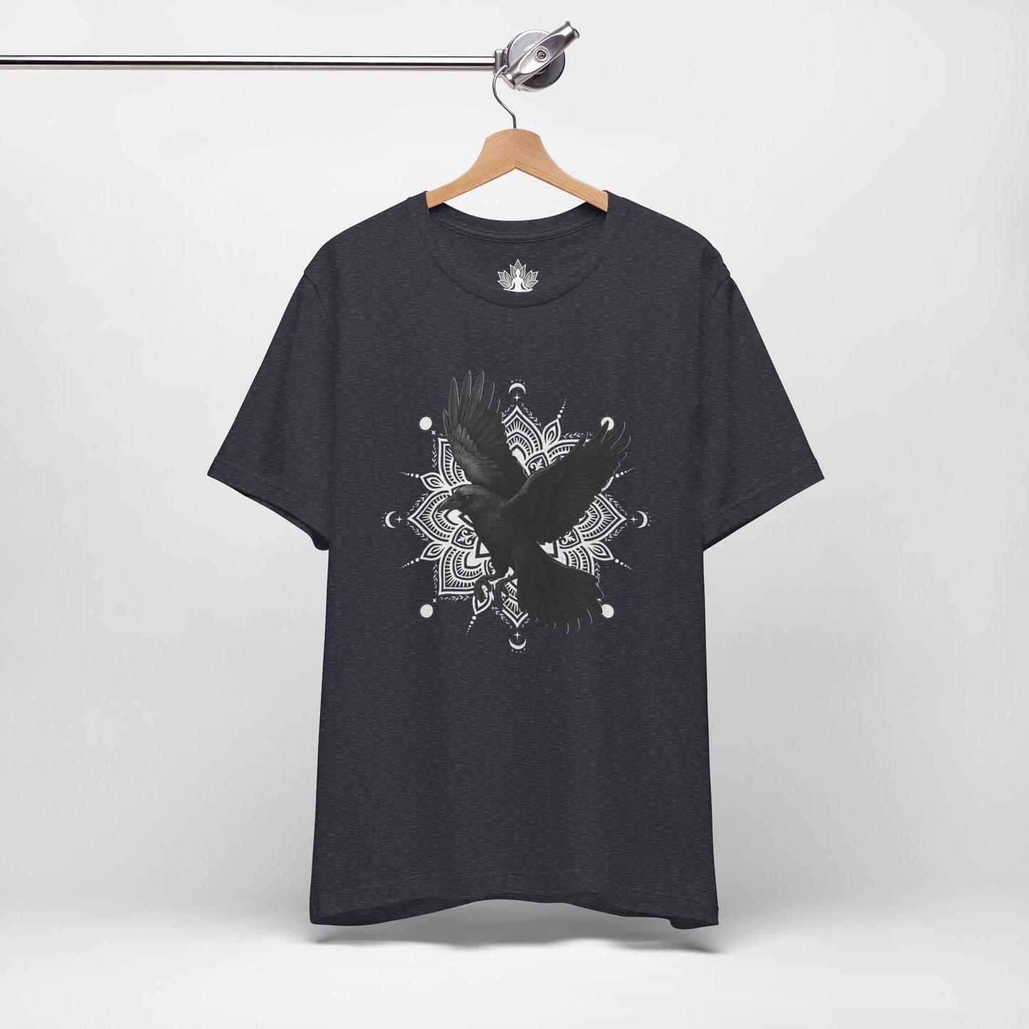 Mystic Raven – Mandala Moon Freedom Men Tee