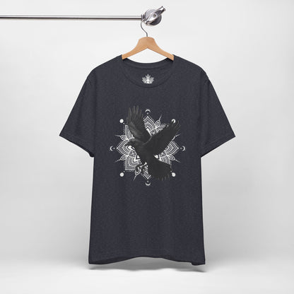Mystic Raven – Mandala Moon Freedom Men Tee