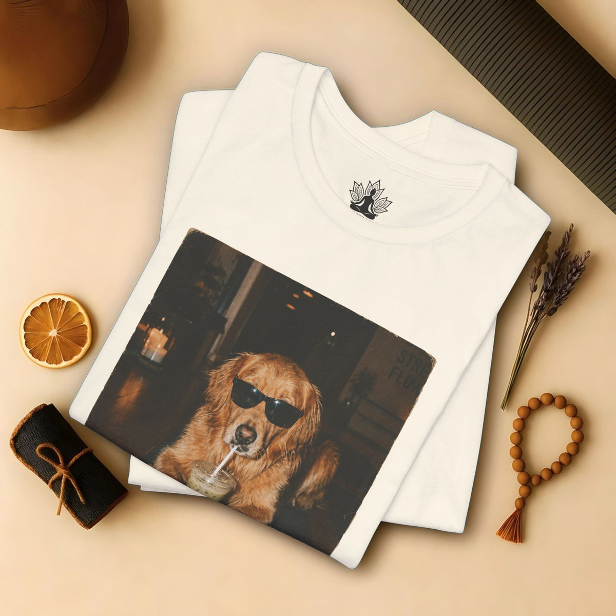 Yogi Dog With Swag Tee