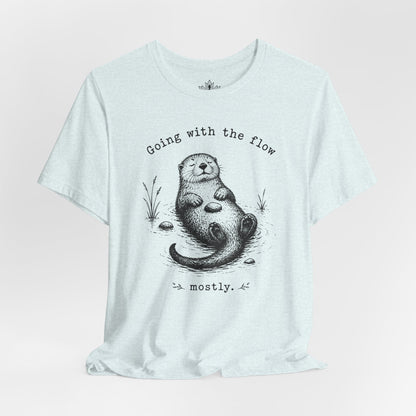 Going With The Flow Otter Tee