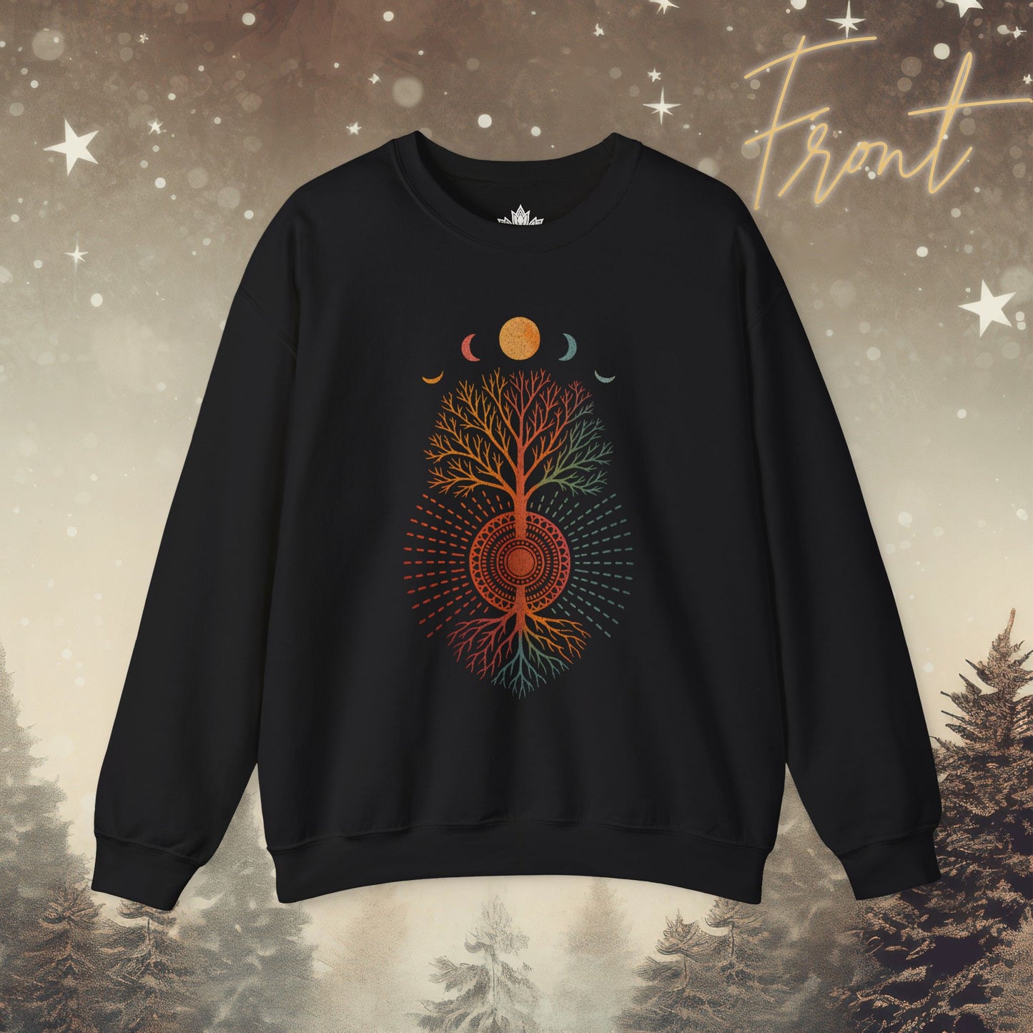 Mystical Tree of Life - Mandala Roots Sweatshirt