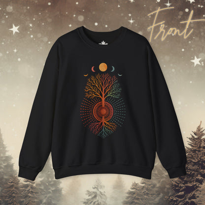 Mystical Tree of Life - Mandala Roots Sweatshirt