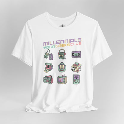 Yoga Geeks – Retro Millennials Tee