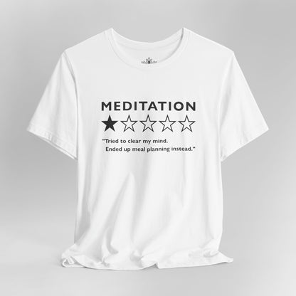 Meal Planning Meditation – Funny Mindful Tee