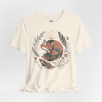 Boho Fox & Feathers Tee