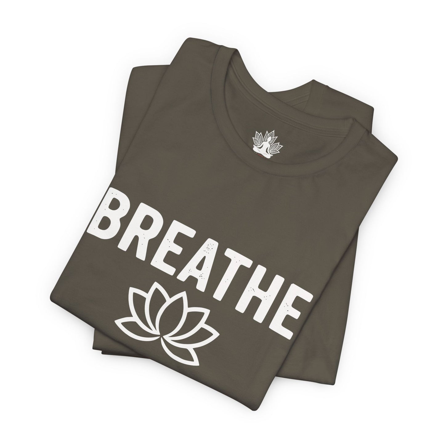 Breathe Lotus – Minimalist Yoga Class Men Tee