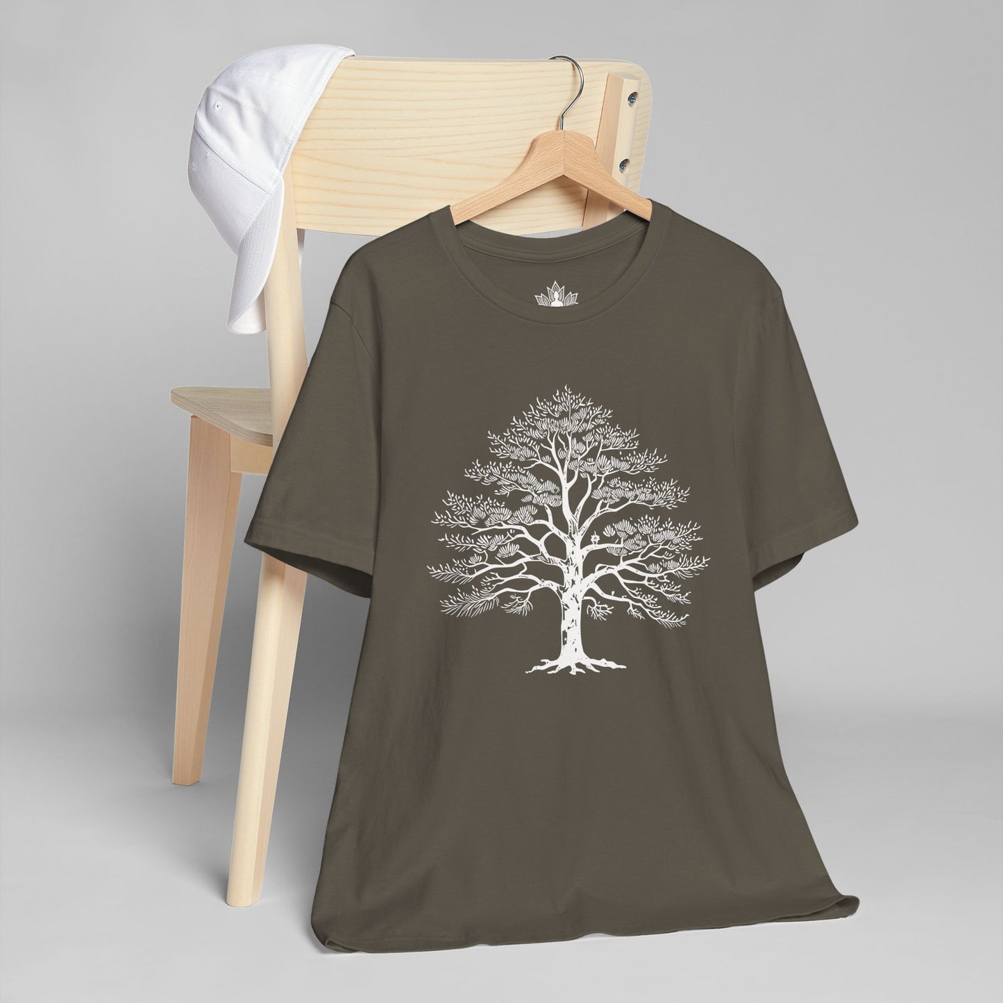 Sacred Tree of Life – Yoga Nature Minimalist Men Tee