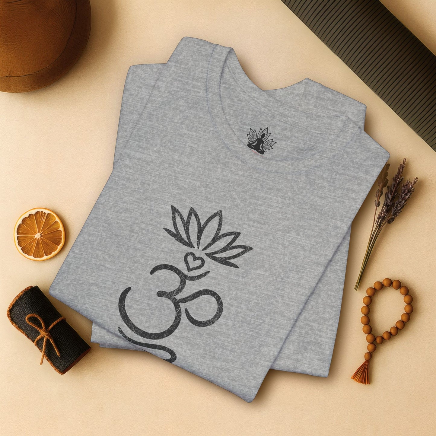 Sacred Harmony – Vintage Om Lotus Tee