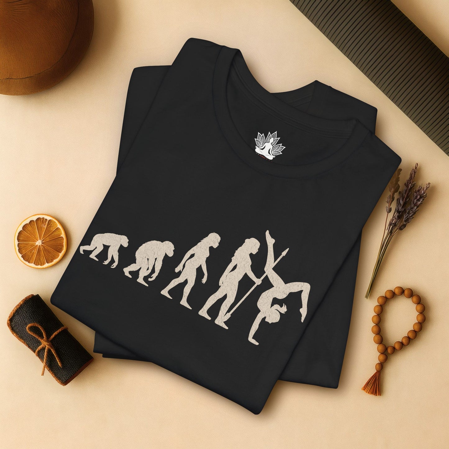 Yoga Evolution – From Primate to Asana Tee