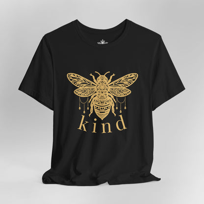 Bee Kind Mandala – Mindful Boho Yoga Tee
