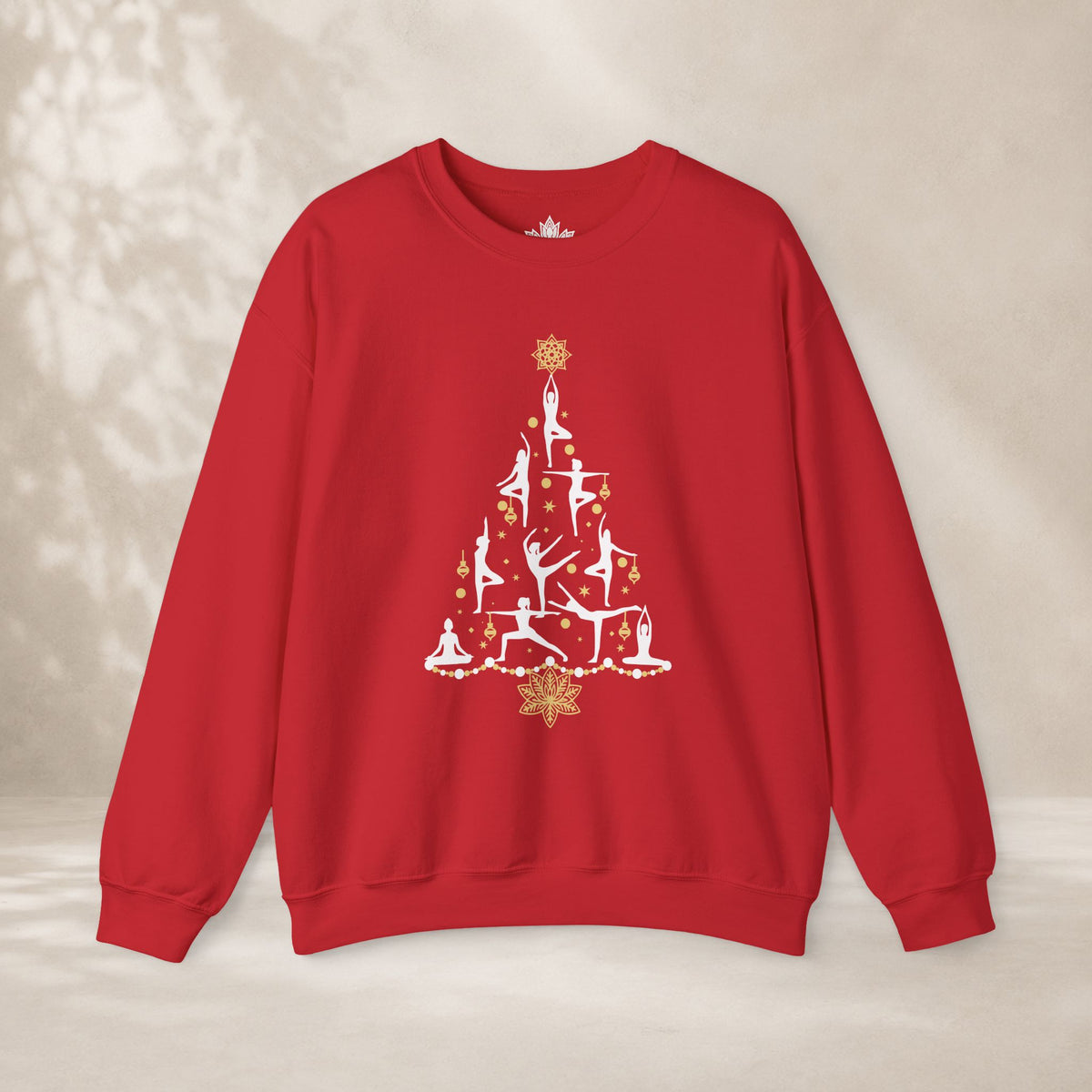 Yoga Poses Christmas Tree Sweatshirt