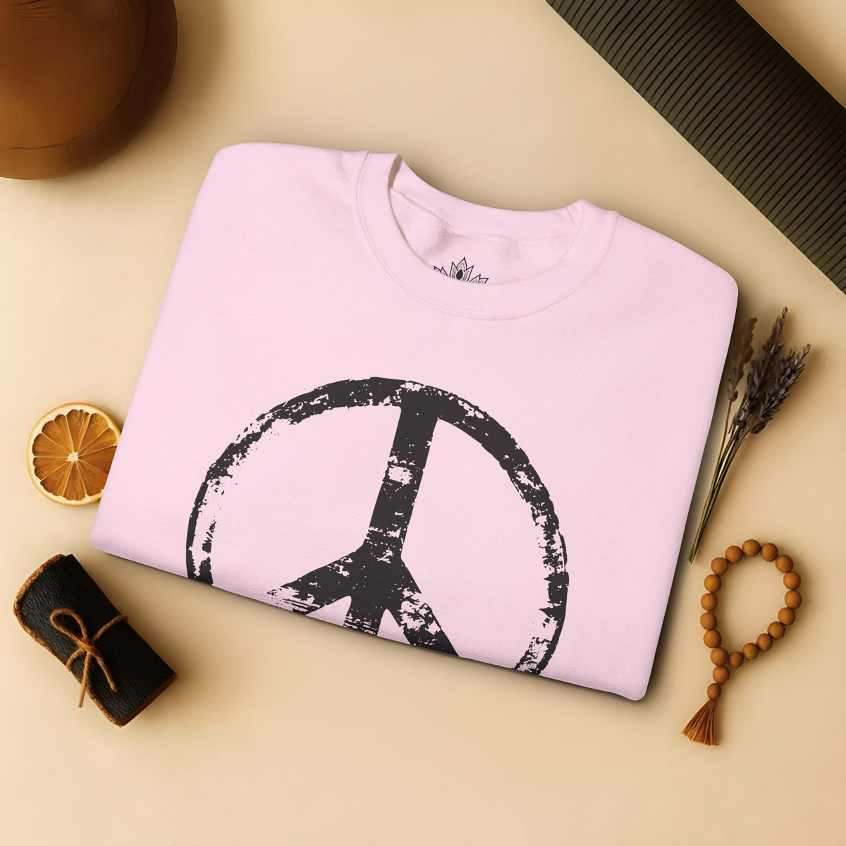 Vintage Peace Symbol Sweatshirt