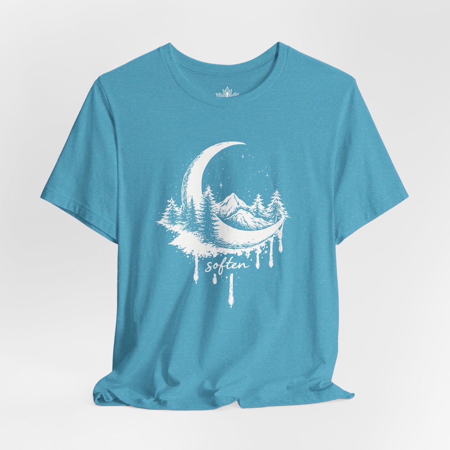 Soften Moon Mountain - Peaceful Meditation Tee