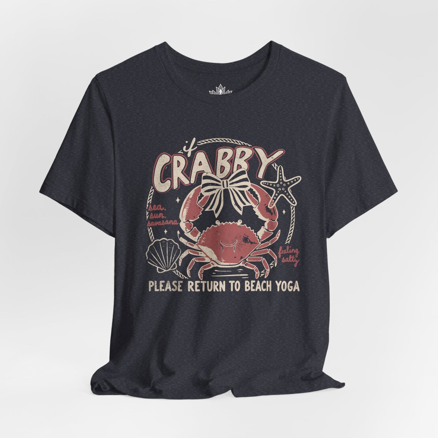 If Crabby, Return To Beach Yoga Tee