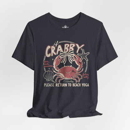 If Crabby, Return To Beach Yoga Tee