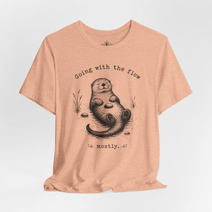 Going With The Flow Otter Tee