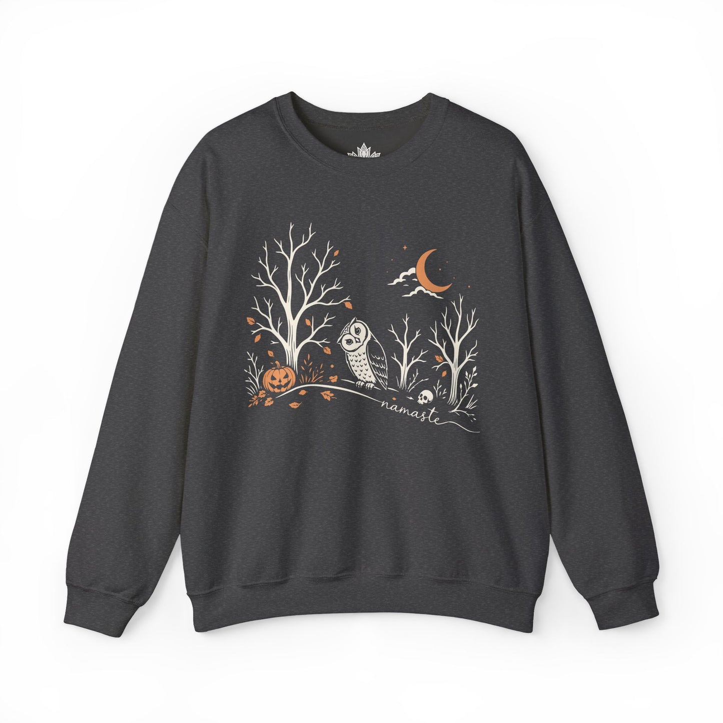 Namaste Forest Owl Halloween Edition Sweatshirt