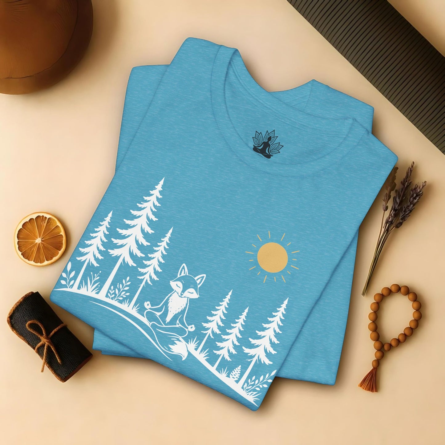 Peaceful Forest Fox Tee
