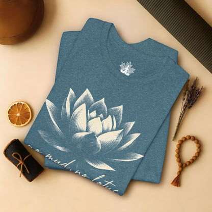 No Mud, No Lotus Shadow Art Tee