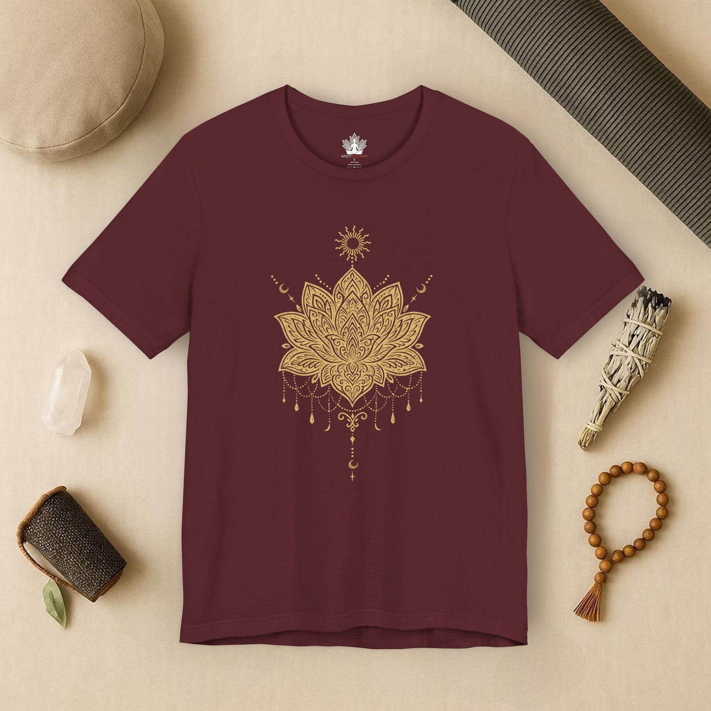 Celestial Lotus – Mystic Yoga Tee