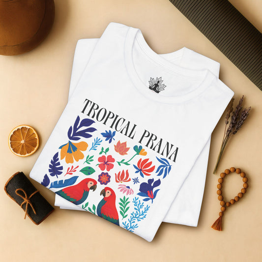 Tropical Prana – Colorful Yoga Tee