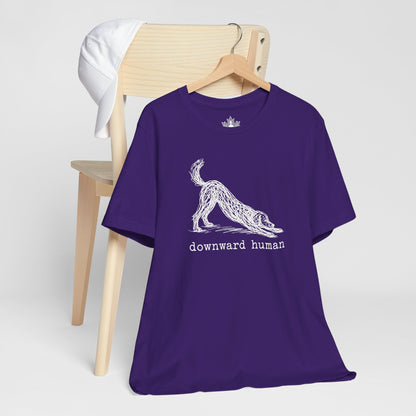Line Art Downward Human Men Tee