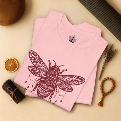 Bee Kind Mandala – Mindful Boho Yoga Tee