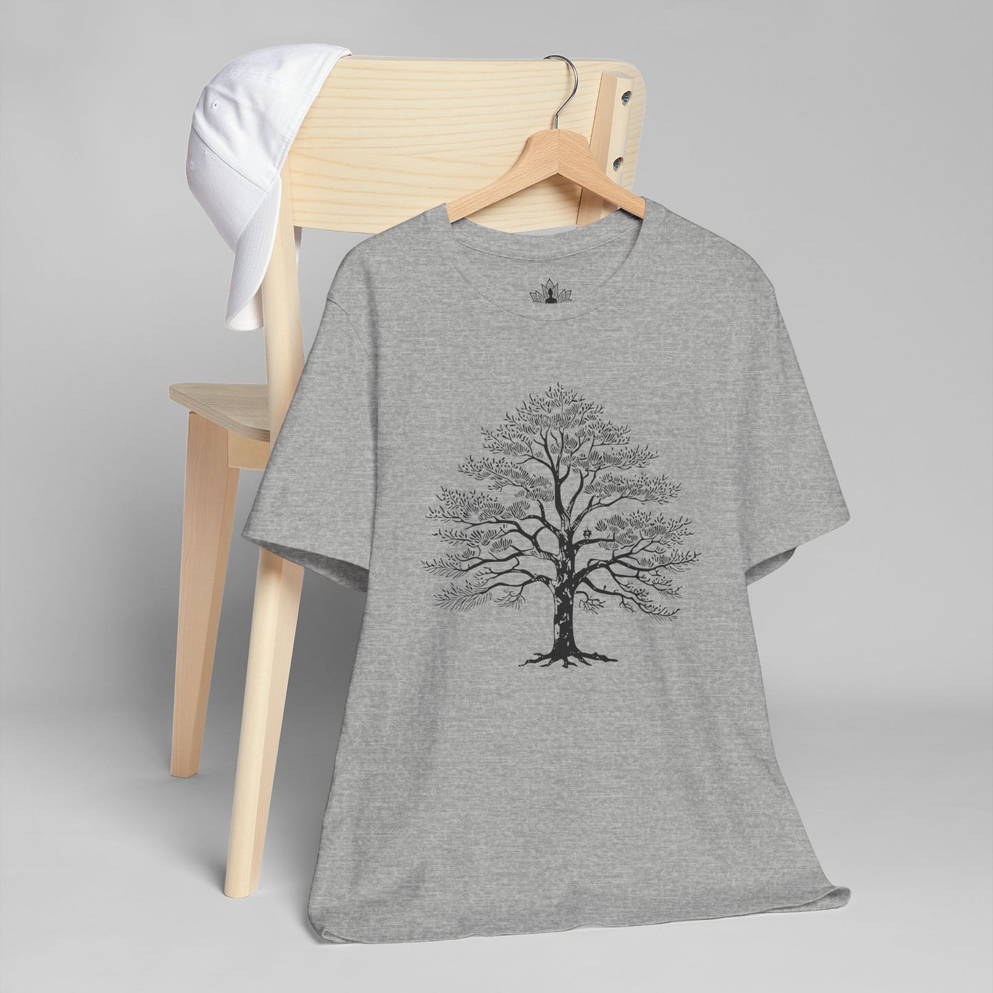 Sacred Tree of Life – Yoga Nature Minimalist Men Tee