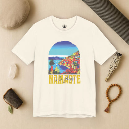 Namaste Riviera Sunset – Summer 25 Edition Tee