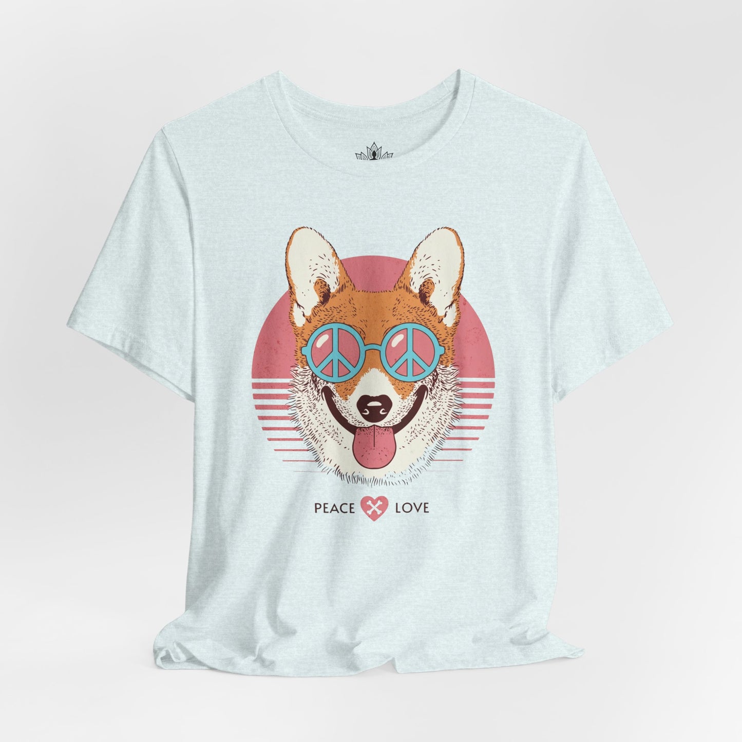 Rétro Corgi Peace & Love