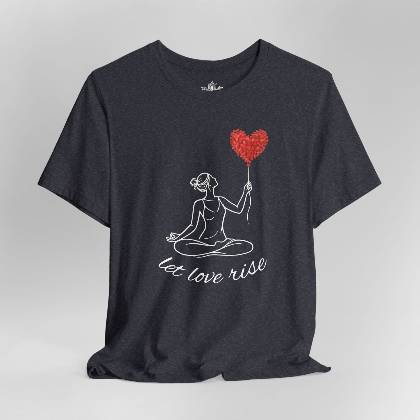 Let Love Rise – Line Art Valentine Tee