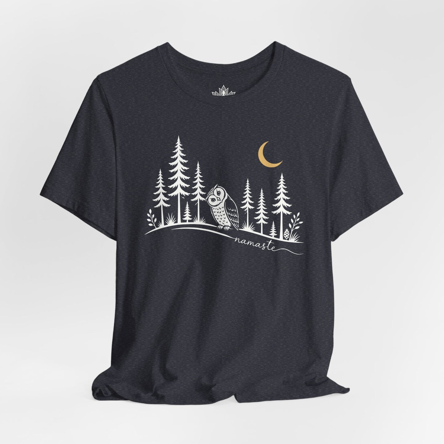 Namaste Forest Owl Tee