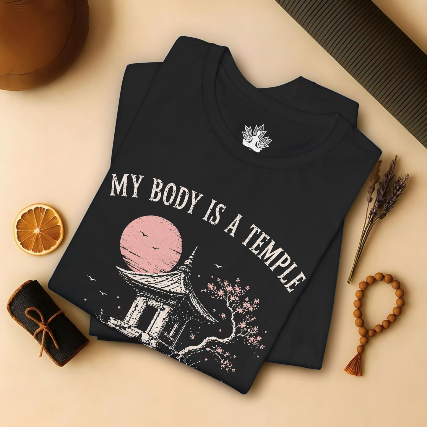 My Body Is A Temple: Ancient, Crambling, Still Sacred Tee