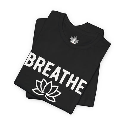 Breathe Lotus – Minimalist Yoga Class Men Tee