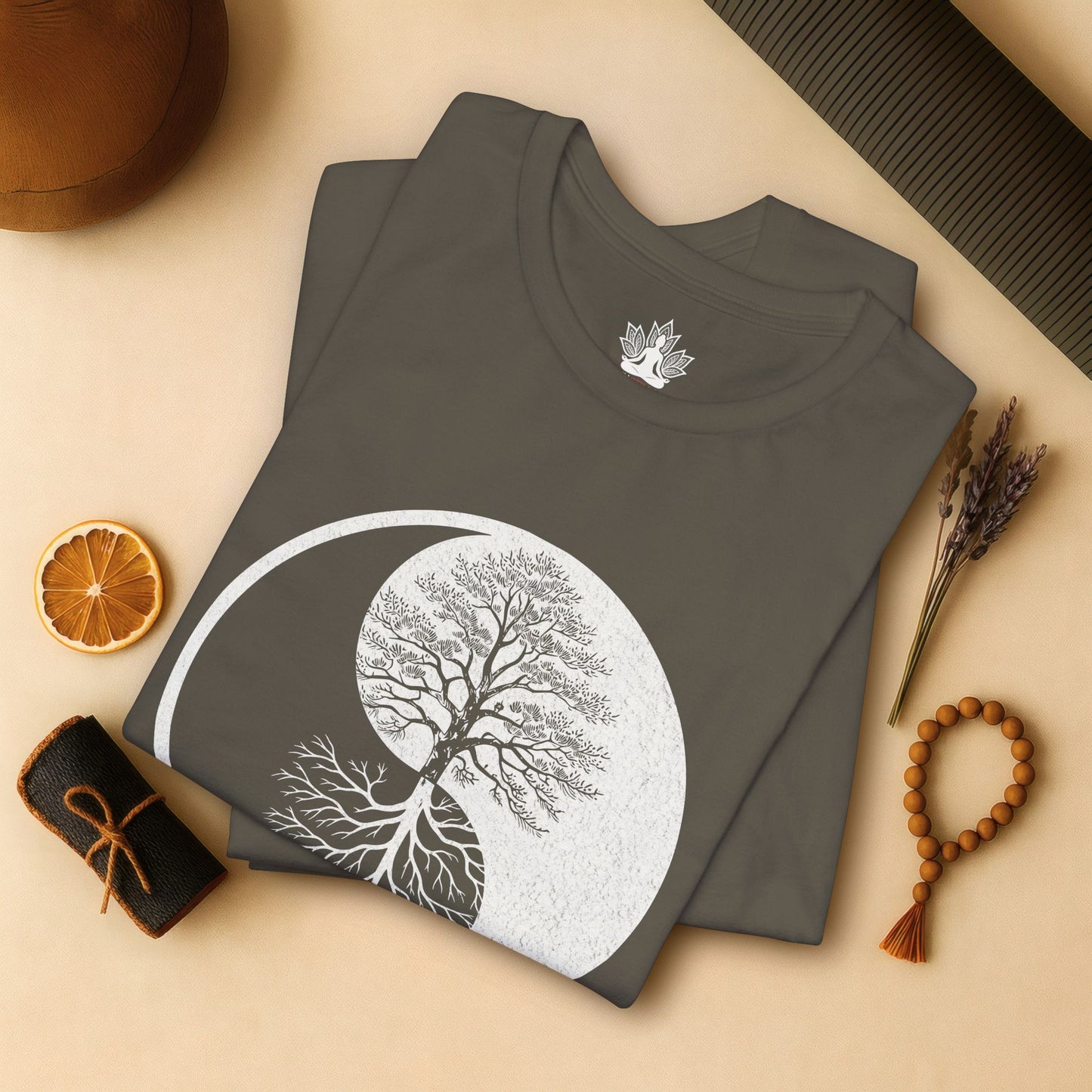 Yin Yang Tree of Balance - Spiritual Nature Tee