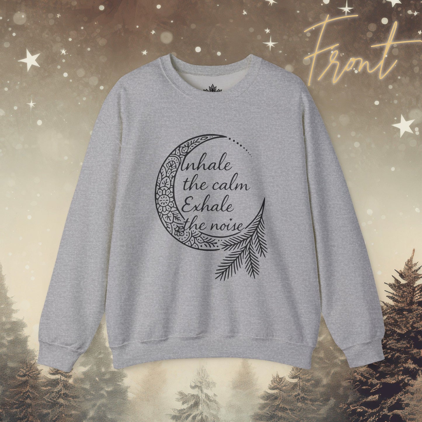 Inhale Calm Exhale Noise - Cozy Sweatshirt