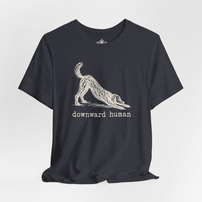 Line Art Downward Human Men Tee